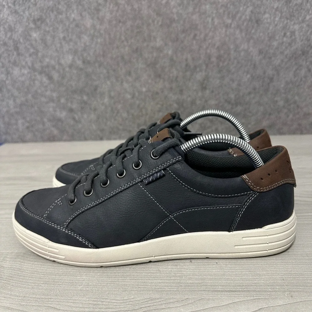 Nunn Bush Kore City Walk Sneakers Mens 8.5‎ Blue Lace Up Oxford Casual Shoes